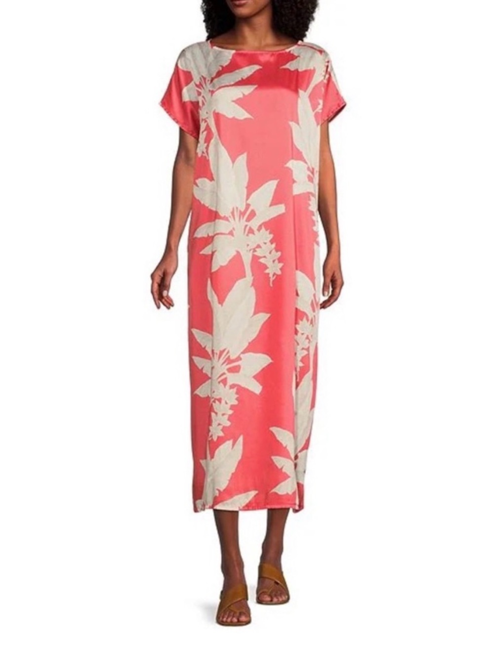 Bryn Walker Liz Dress in Palma Corallo size medium beach vacation resortwear
